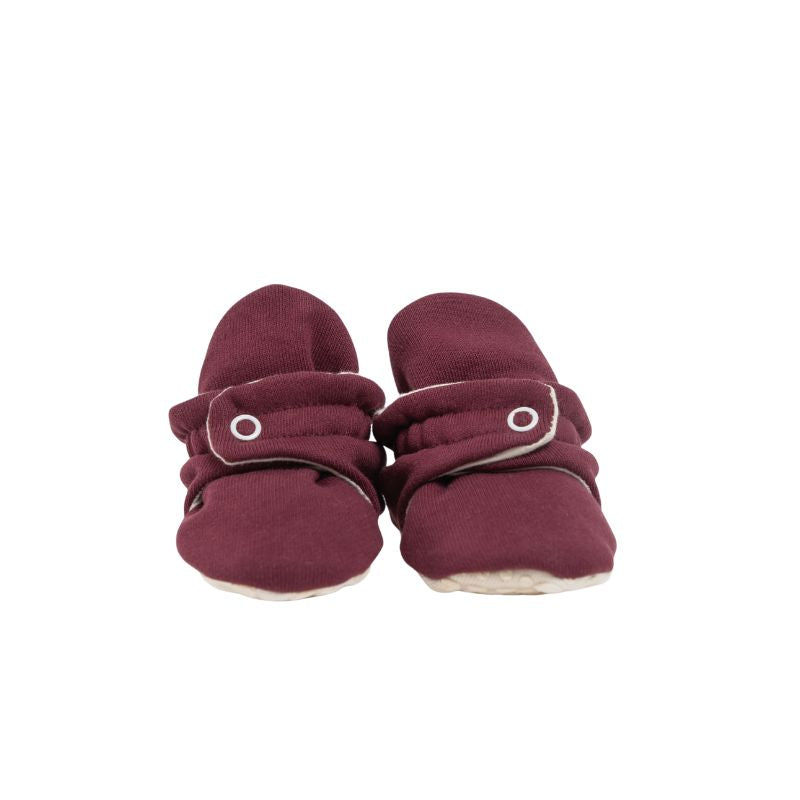 Baby booties cherry pie em algodão orgânico, calçado barefoot para bebés